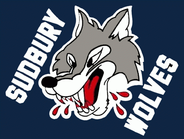 Sudbury Wolves 1989-2009 jersey logo v2 iron on heat transfer